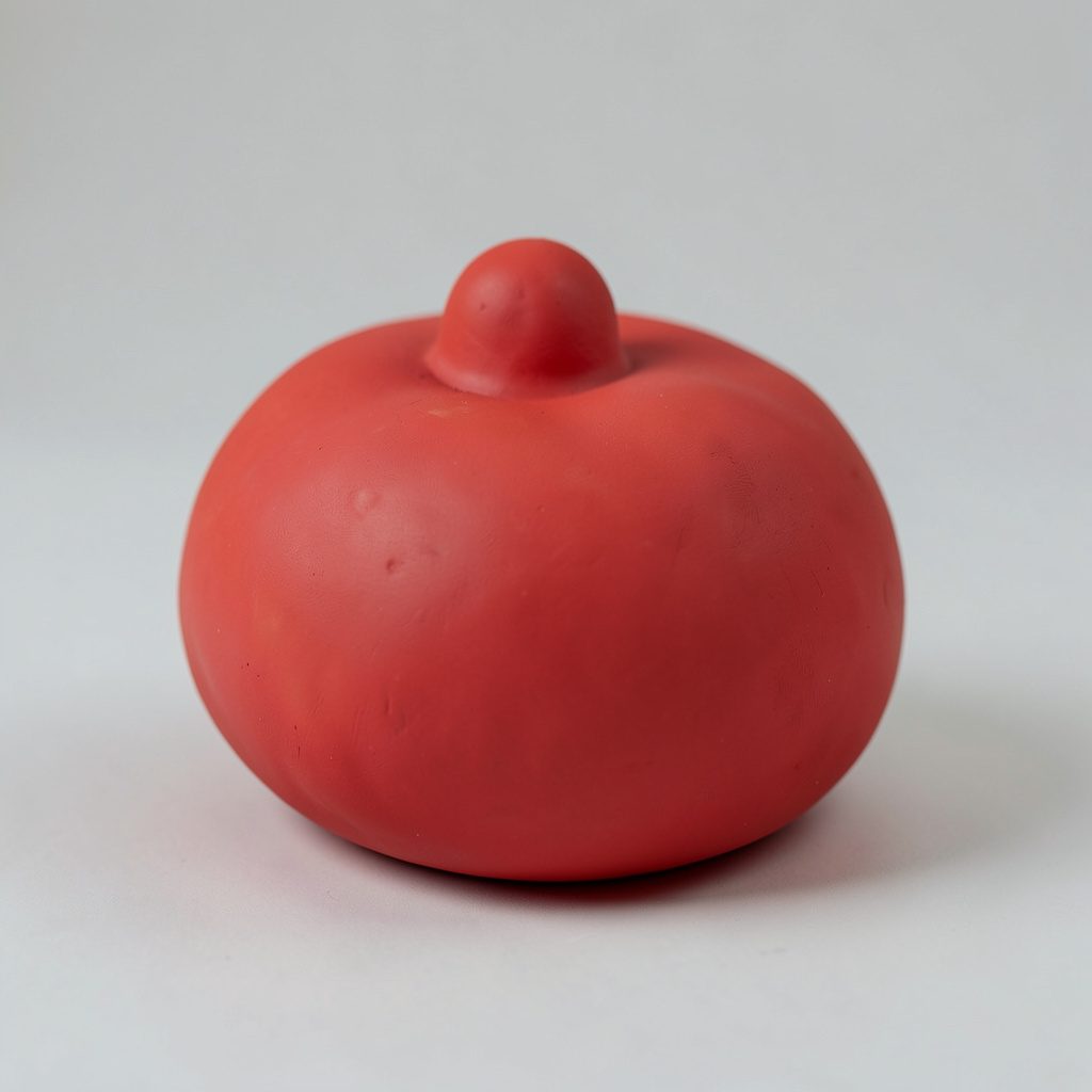 A softly lit clay-model scene with rounded handmade forms in warm earth tones and deep navy shadows, conveying quiet resilience and community support.